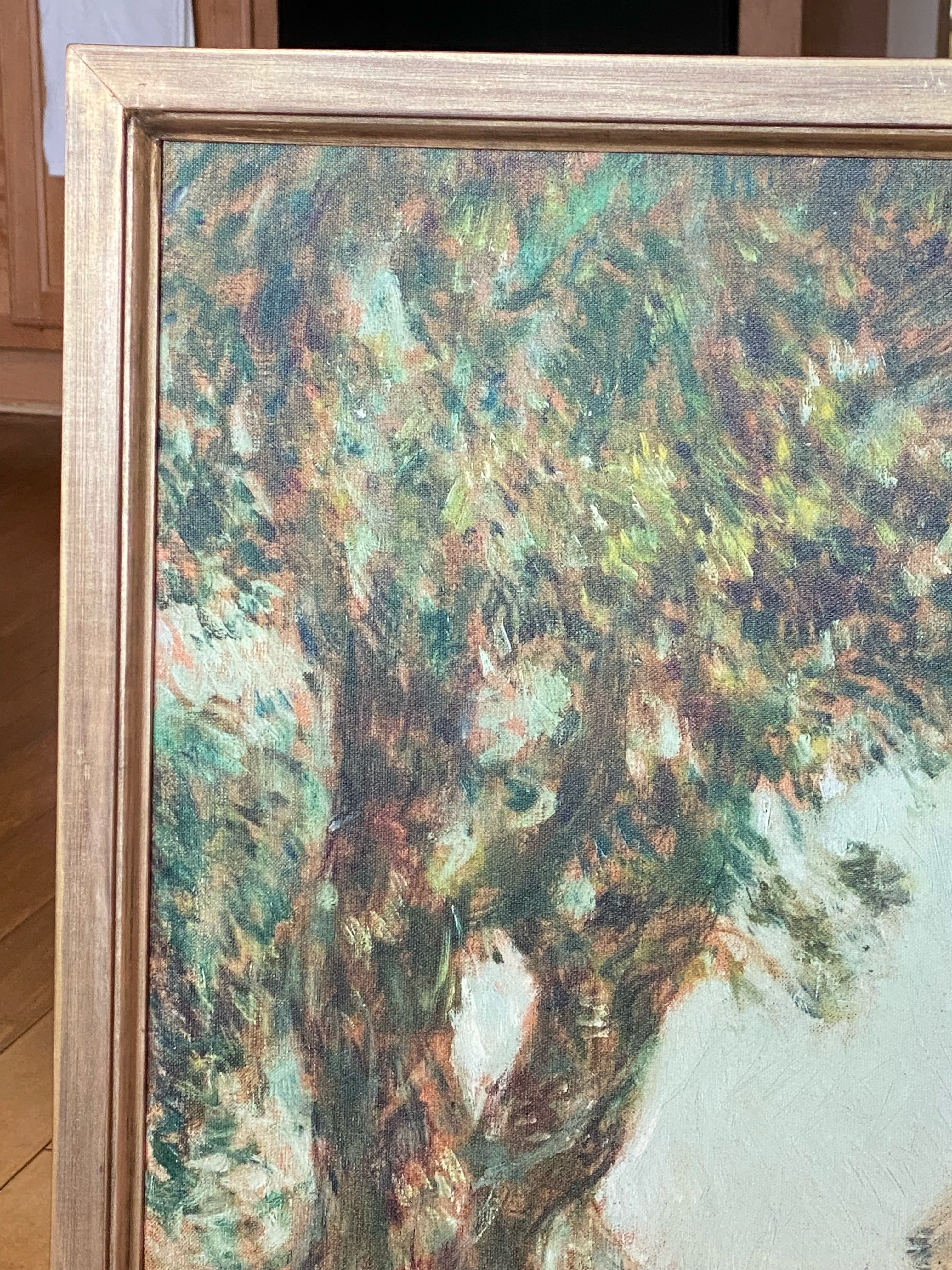 Transforming Misprinted Canvas Art with a Custom Frame