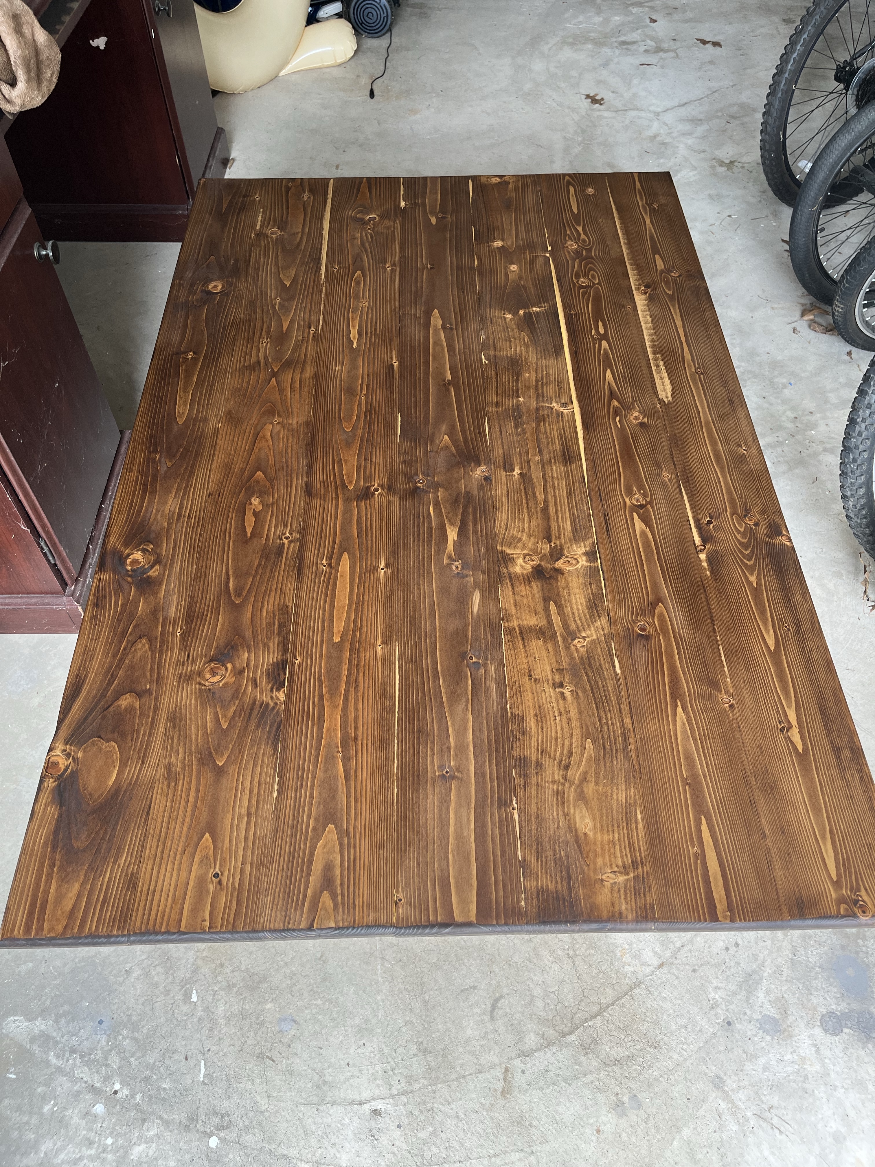 Rustic Cabin Update: DIY Table Top