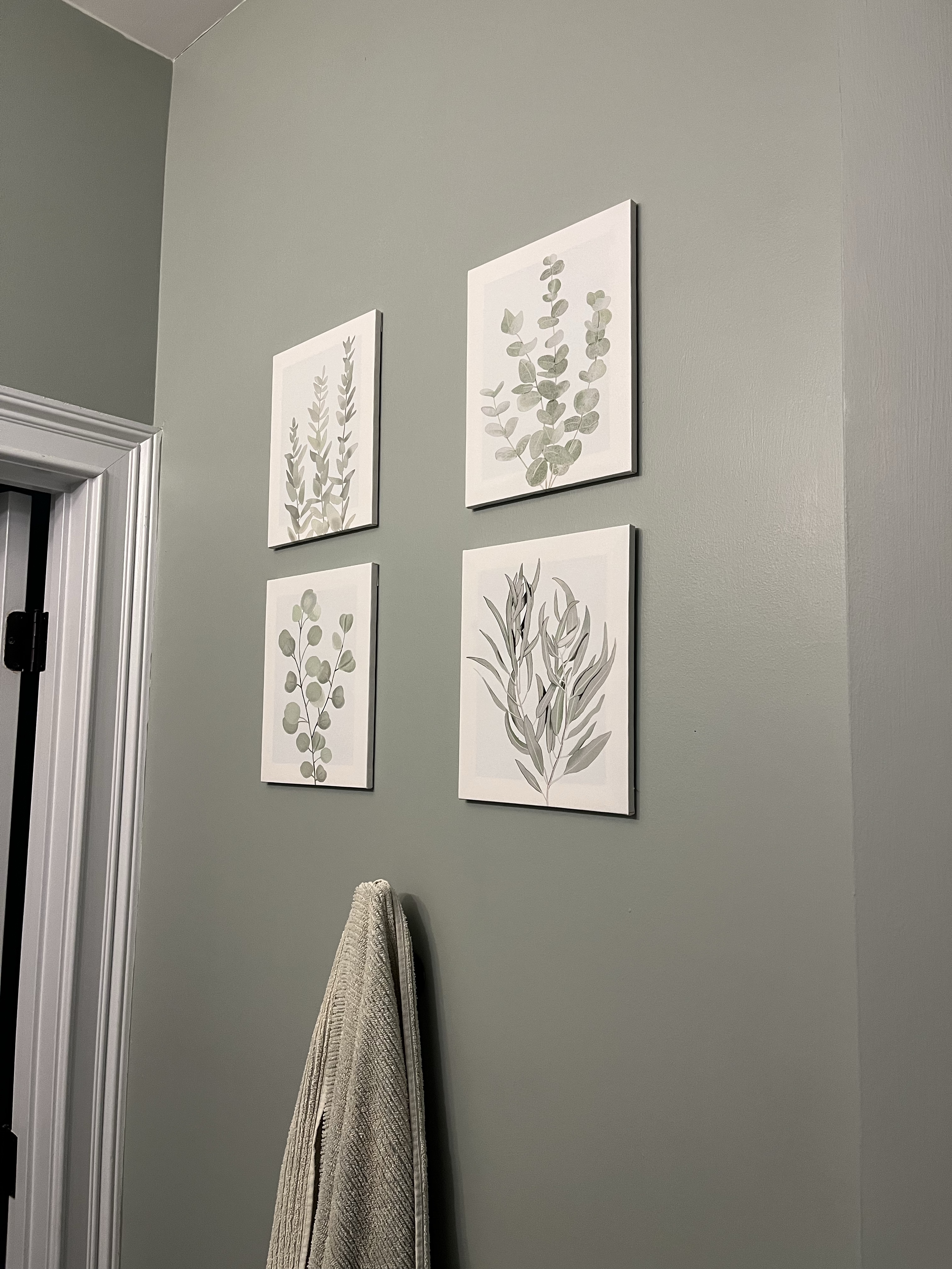 Teen Bathroom Redo with Sherwin Williams Oyster Bay Paint