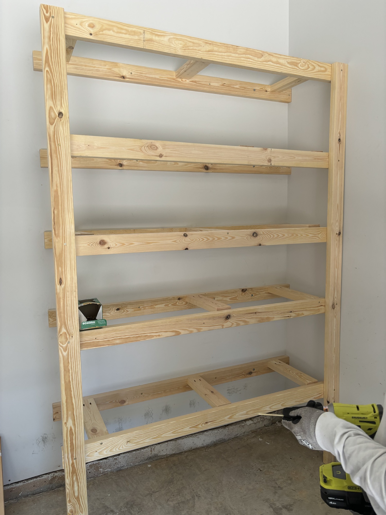 DIY: Built-In Garage Shelving