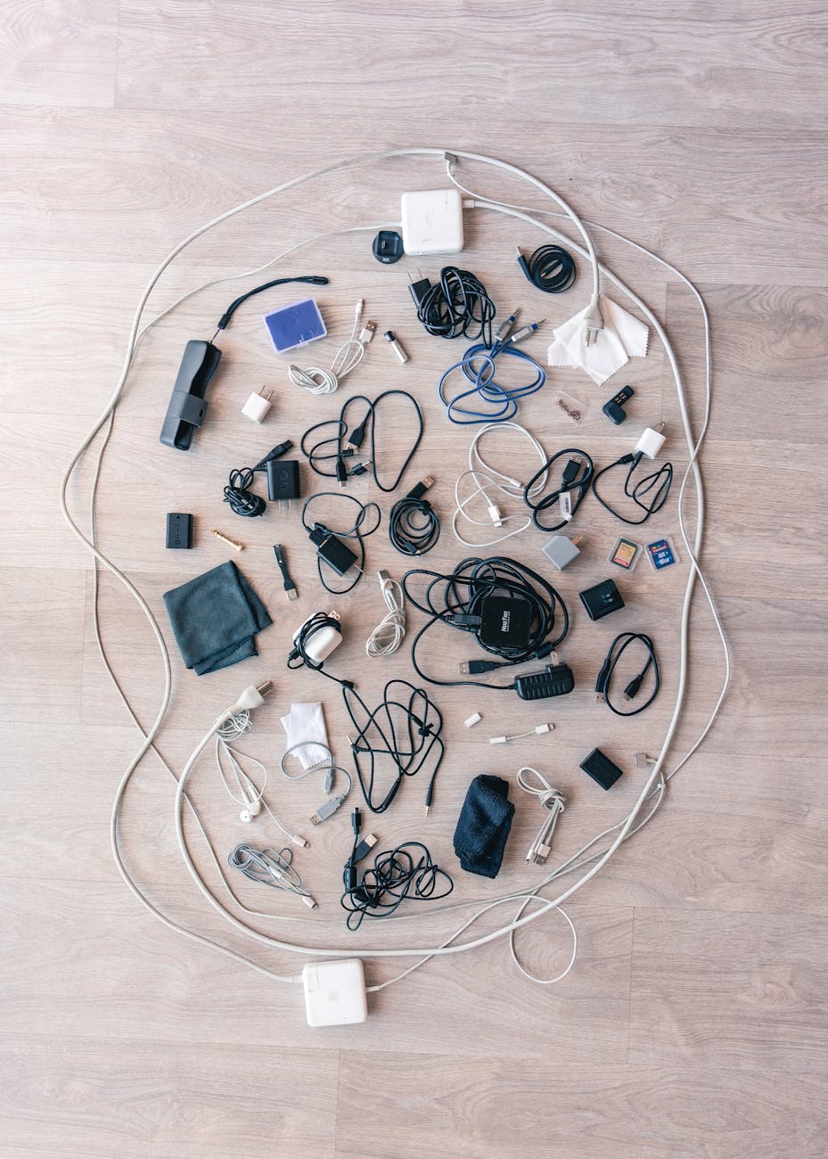 Tips for Organizing Electronics & Cords