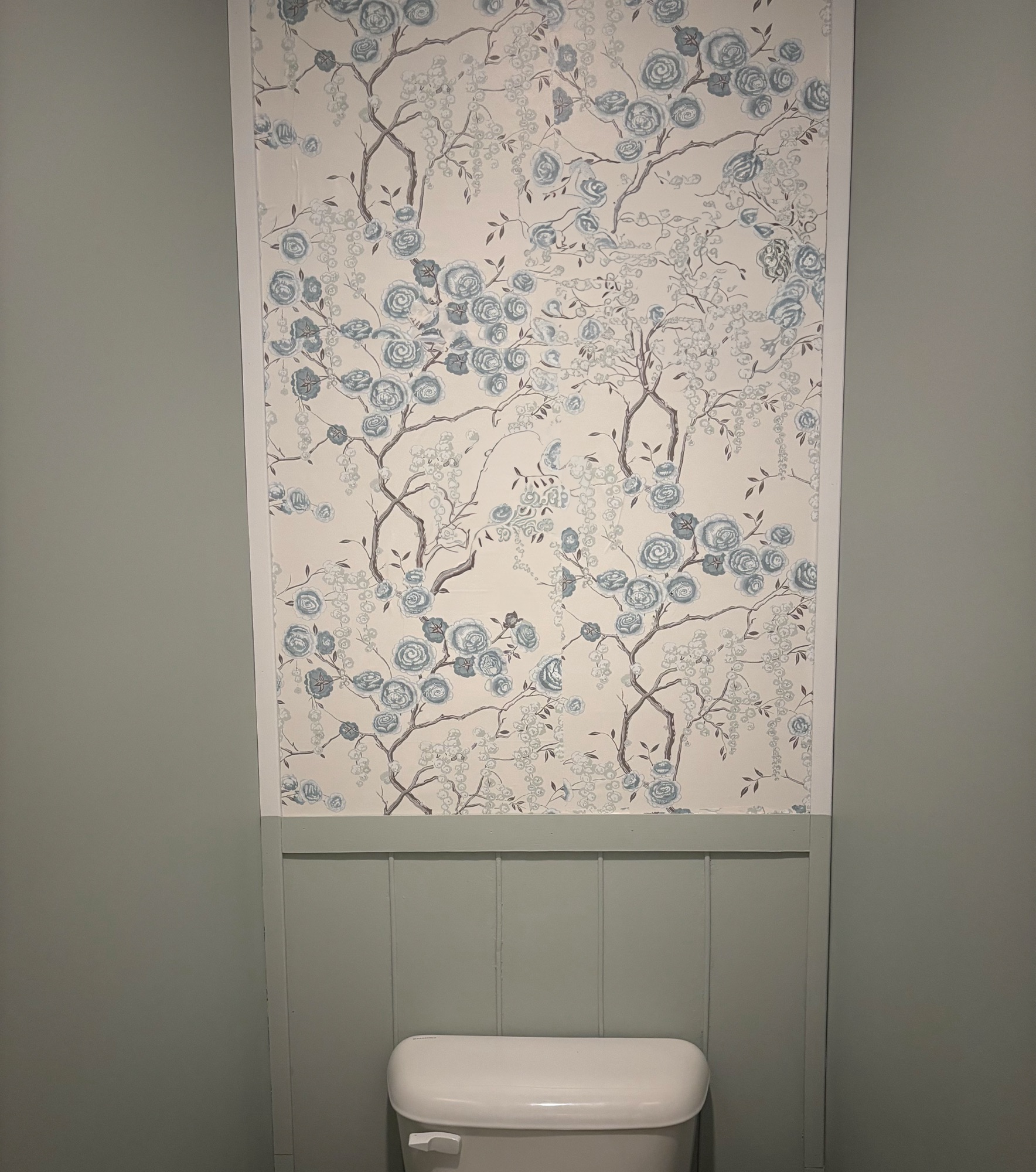Easy Bathroom Makeover with Peel-and-Stick Wallpaper